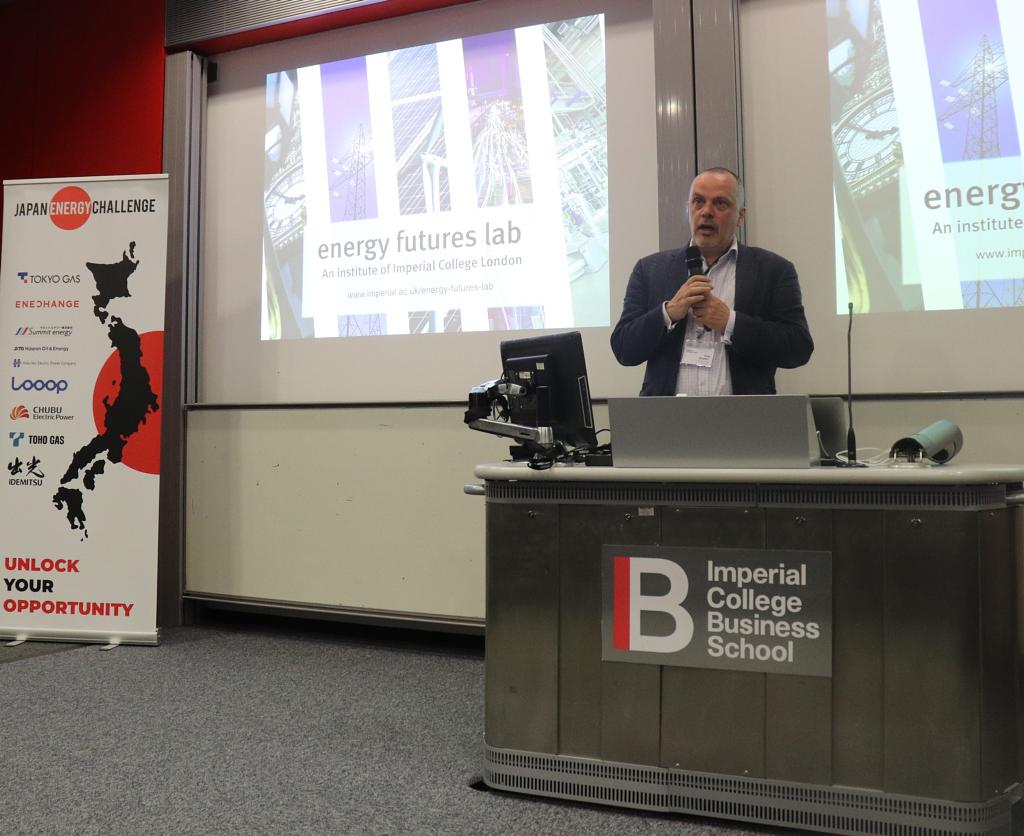 Thank you to Imperial College London for hosting Japan Energy Challenge's Pitch Competition! Our first speaker was Professor Tim Green, director of the Energy Futures Lab at Imperial College London